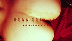 gorgeous mature blonde begs for cum on sofa