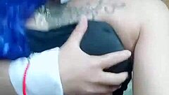 I masturbate my fat uncut cock with pocket pussy and cum inside