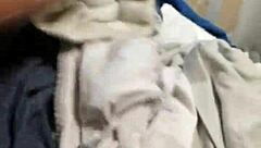 I caught him jerking off in my panties during that dirty gay raid