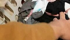 I caught him jerking off in my panties during that dirty gay raid