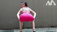 Katrina Punk's first sloppy anal with ass spreading and cum swallowing