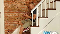 Raweuro's horny Florian Mraz barebacking a cum-hungry cumslut
