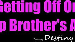 destiny cruz dares stepbro to get hard for her