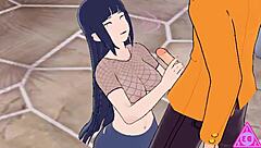 Hinata Blows Naruto's Monster Cock!