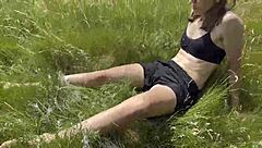 Foam feet foot fetish video with barefoot scenes and amateur enthusiasts