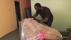 kumalott ebony encounters big black cock in fantasy scene