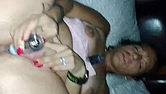 Fucking my wife’s tight ass as she toys her wet pussy.