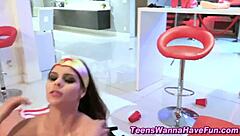 Amateur teen gets intensely fucked in POV at party