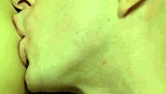 Lusty russian teen gets impaled on hard thick cock