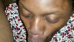 Intense ball licking session with eager tongue action