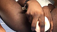 Teen Enjoys Ultimate Cumshot From Dildo And Big Black Cock