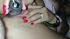 Fucking my wife’s tight ass as she toys her wet pussy.