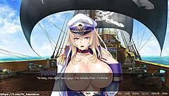 Oh Wow, Pirate Booty Faces Wild Bukkake Blowbang In Hentai Game Part 06!