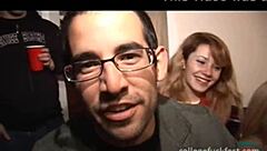 coed whore gets facial at party 😈