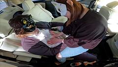 Wife's Secret Car Affair With Stranger's Creampie And Blowjob