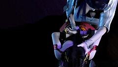 Hentai 3D Ep97: Medusa Queen and Friend Bent Over for Anal Cowgirl Fuck