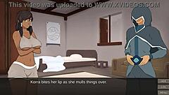 I-I can't believe busty korra takes it so hard in episode 13