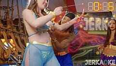 creampied teen riding monster cock