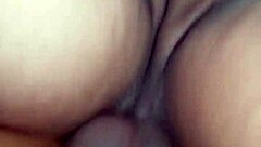 creampie wife bent over in doggystyle position