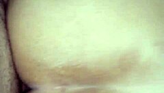 creampie wife bent over in doggystyle position