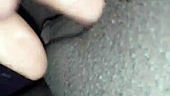 Chubby slut fingering her wet pussy