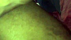 ebony babe gets rimjob and creampie cumshot