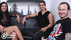 Kylei Ellish Bent Over for Interracial Doggystyle with Roman Castro and Henry Marquez