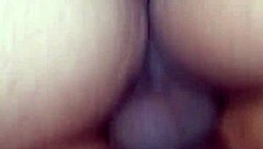 creampie wife bent over in doggystyle position