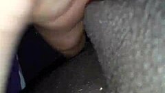 Chubby slut fingering her wet pussy