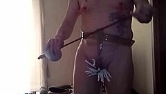 Mature woman explores femdom with spanking and bondage