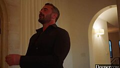 juicy girl shoves latex gloves in pussy masturbates to orgasm