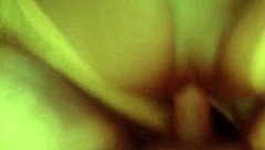 Young amateur teen explores home in pov