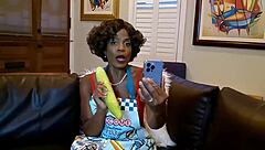 raven swallowz, the ebony nympho housewife, indulges in her afternoon pleasures