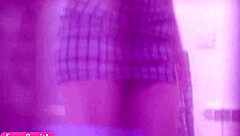 Spying on Jeny Smith through the window as she takes nude selfies