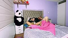 Movie Night Turns Wild: First Intense Fuck with Girlfriend!