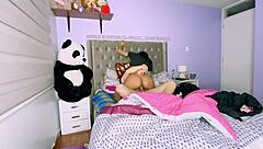 Movie Night Turns Wild: First Intense Fuck with Girlfriend!