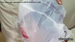 The horny nympho gets drilled in her ass during awkward BDSM therapy, including ass licking and ass to mouth.