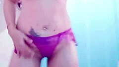 Teen performs an exciting striptease routine 😊