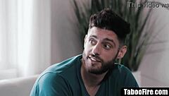 stepsister seduces repo man while step-brother watches to settle debts