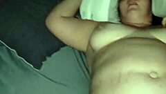 Milf adjusts panties then relaxes solo