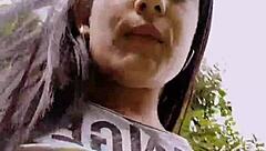 Watch Vanesa Undress in the Park! She's So Sexy and Exposed Outdoors!