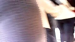 mini skirt action on the street