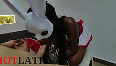 venezolana begs me to fuck her bareback in medellin kitchen