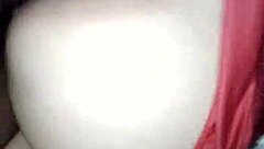 woman in red dress homemade video