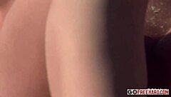 Zuzana Z, Hot Blonde, Makes Sand Angels Outdoors!