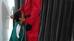 Squid Game Parody With Big Ass Amateur Teen 18+ From Thailand Losing The Game