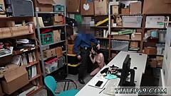 petite puerto rican lp officer alerted suspect to fucking at work