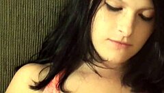 amateur teen slut gets fucked and creampied after striptease 😏