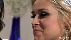 Sarah Vandella's cunt smashed in garage poses