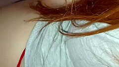 Teen engages in taboo sexual game with stepmother, leading to hardcore fucking and creampie in homemade POV